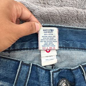 True Religion Rickie Big T Distressed Denim