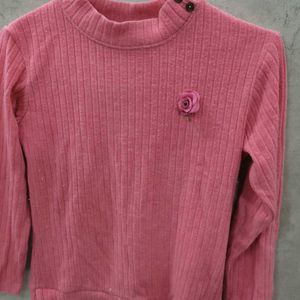 Pink Colour Sweater