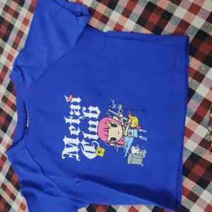 Blue Baby Tee For Girls