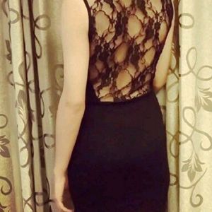 Black Partywear Bodycon Dress