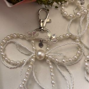 Pearl Bow Keychains