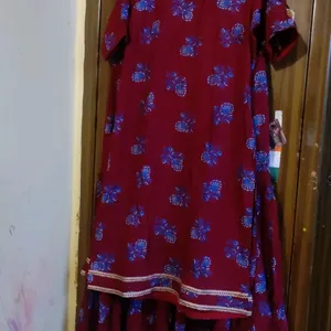 Kurti With Sharara