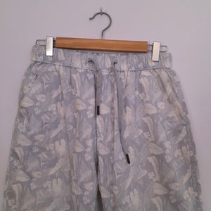 Smoke Grey Printed Shorts (Men's)