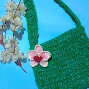 Crochet Ocean 🌊 Green 💚 Bag