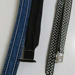 Combo Of Three Belts