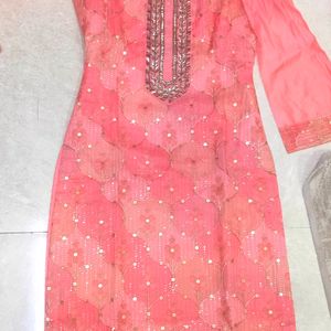 original pakistani pink suit