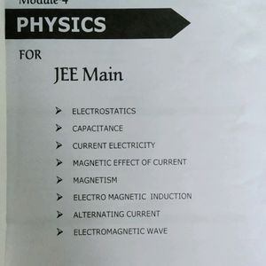 JEE MAIN PHYSICS MODULE-4&5&6