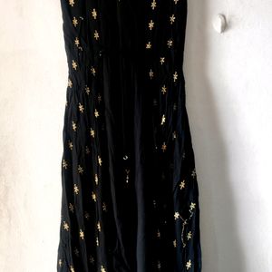 Black Anarkali Dress Full Flared