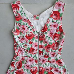 Beautiful Floral Rose Top For Women