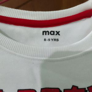 BEAUTIFUL WHITE MAX BRAND T SHIRT