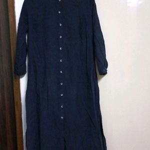 Navy Blue Velvet Kurta 💙 😍