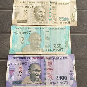 500  , 100 & 50 Rs Star Notes