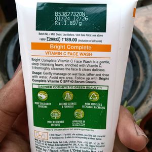 Garnier Vitamin C Face Wash