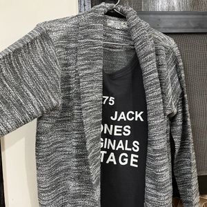 Jack & Jones Tshirt + Shrug