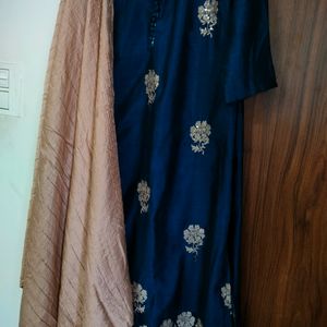 Teal Kurta Set