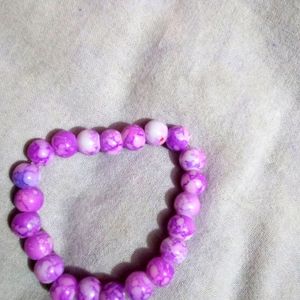 Korean Stone Type Purple  Bracelate