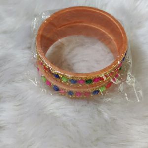 Floral Diamond Pattern Bangles