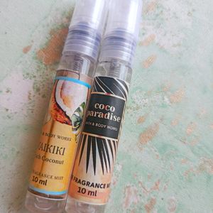 Bath&BodyWorks Coconut Body Mist Samples