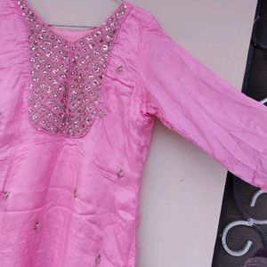 Designer Pink Kurta