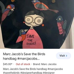 MARC JACOBS Save The Birds Handbag