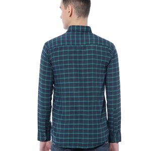 Men's Checks Cotton Buttoned Regular Fit Collared Fullsleeve Casual Wear Fashion Shirt