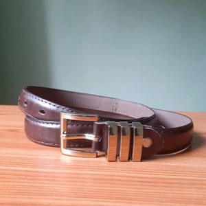 Brown Artificial Leather  Belt For Women