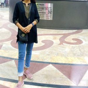 Black Short Kurti