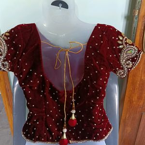 Maroon Bridal Heavy Work Lehenga