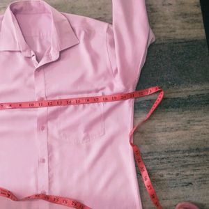 Shirt For Men Baby Pink Colour No Damage Some Time