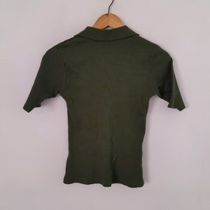 Dark Olive Green Top (Women's)