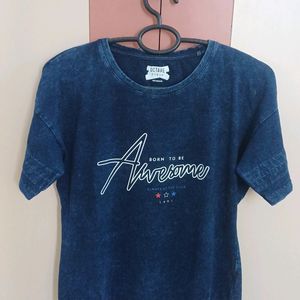 Navy Blue Coloured Top