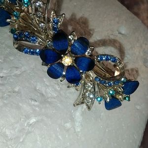 Navy Blue Hair Clip