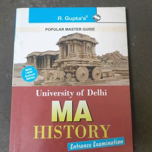 University Of Delhi Entrance Exam In MA History