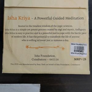 Isha foundation - Yoga  DVDs (Om Bracelet freebie)