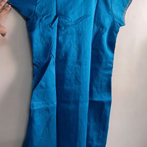 Dark Blue Festive Kurta Set