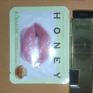 Honey 🍯 Lip Mask And Lipliner