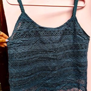 Blue Tank/Strappy Top