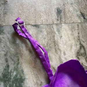 Purple Bow Top