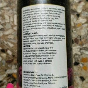 Onion And Black Seed Shampoo