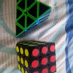 Unique Pyramid and 3*3  Rubik's Cube