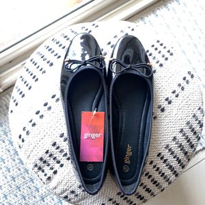 Brand New Black Patent Ballerinas