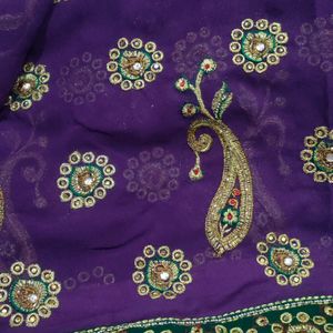 Havy Work partbwear Saree