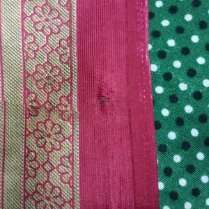 Gujrati Patola Style Saree With Blouse