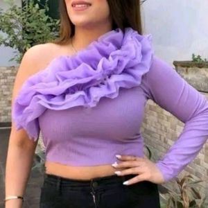 Frilled Crop Top