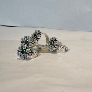 Silver Toe Ring (pair 2)