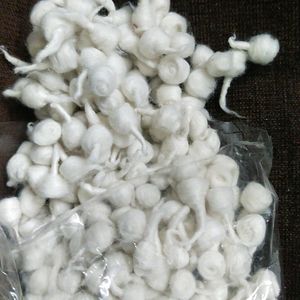 Krishna White Round Or Gol Handmade Cotton Wicks D