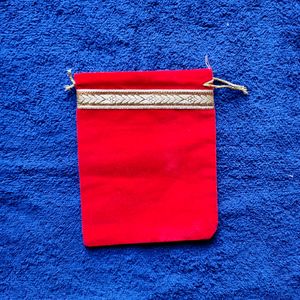 Jap Mala Carry Bag 7" Jewellery Gift Potali