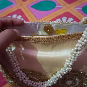 Golden Party Purse