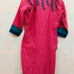 Printed Kurta With Dupatta Set