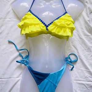 Cute Frill Bikini Set